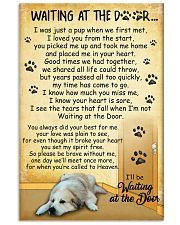 Great Pyrenees Waiting At The Door Poster 2301 11x17 Poster front