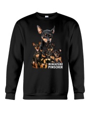 Miniature Pinscher Awesome Family 0701 Crewneck Sweatshirt thumbnail