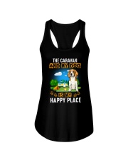 Beagle and caravan Ladies Flowy Tank thumbnail
