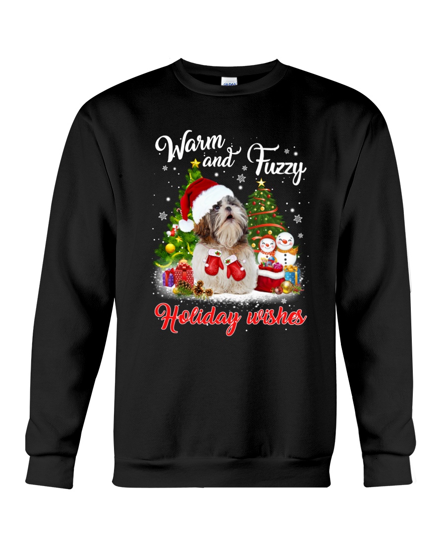 Shih Tzu Warm and fuzzy 2609 Crewneck Sweatshirt