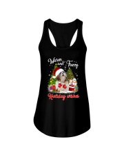 Shih Tzu Warm and fuzzy 2609 Ladies Flowy Tank thumbnail
