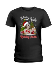 Shih Tzu Warm and fuzzy 2609 Ladies T-Shirt thumbnail