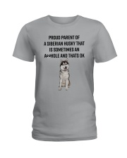 Siberian Husky Proud Parent Mug 1701 Ladies T-Shirt thumbnail