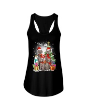 Weimaraner Family Xmas 0310 Ladies Flowy Tank thumbnail