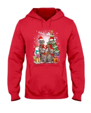 Weimaraner Family Xmas 0310 Hooded Sweatshirt front