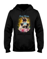 Pug mom Hooded Sweatshirt thumbnail