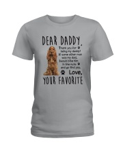 English Cocker Spaniel Dear Daddy Mug 1701 Ladies T-Shirt thumbnail