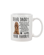 English Cocker Spaniel Dear Daddy Mug 1701 Mug front