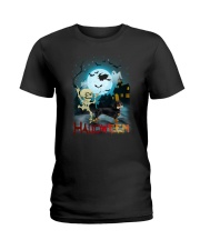 Dachshund Halloween Ladies T-Shirt thumbnail