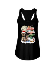 Yorkie christmas greetings 0910 Ladies Flowy Tank thumbnail