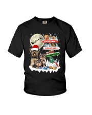 Yorkie christmas greetings 0910 Youth T-Shirt thumbnail