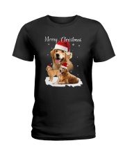 Golden Retriever Merry Xmas 2109 Ladies T-Shirt thumbnail