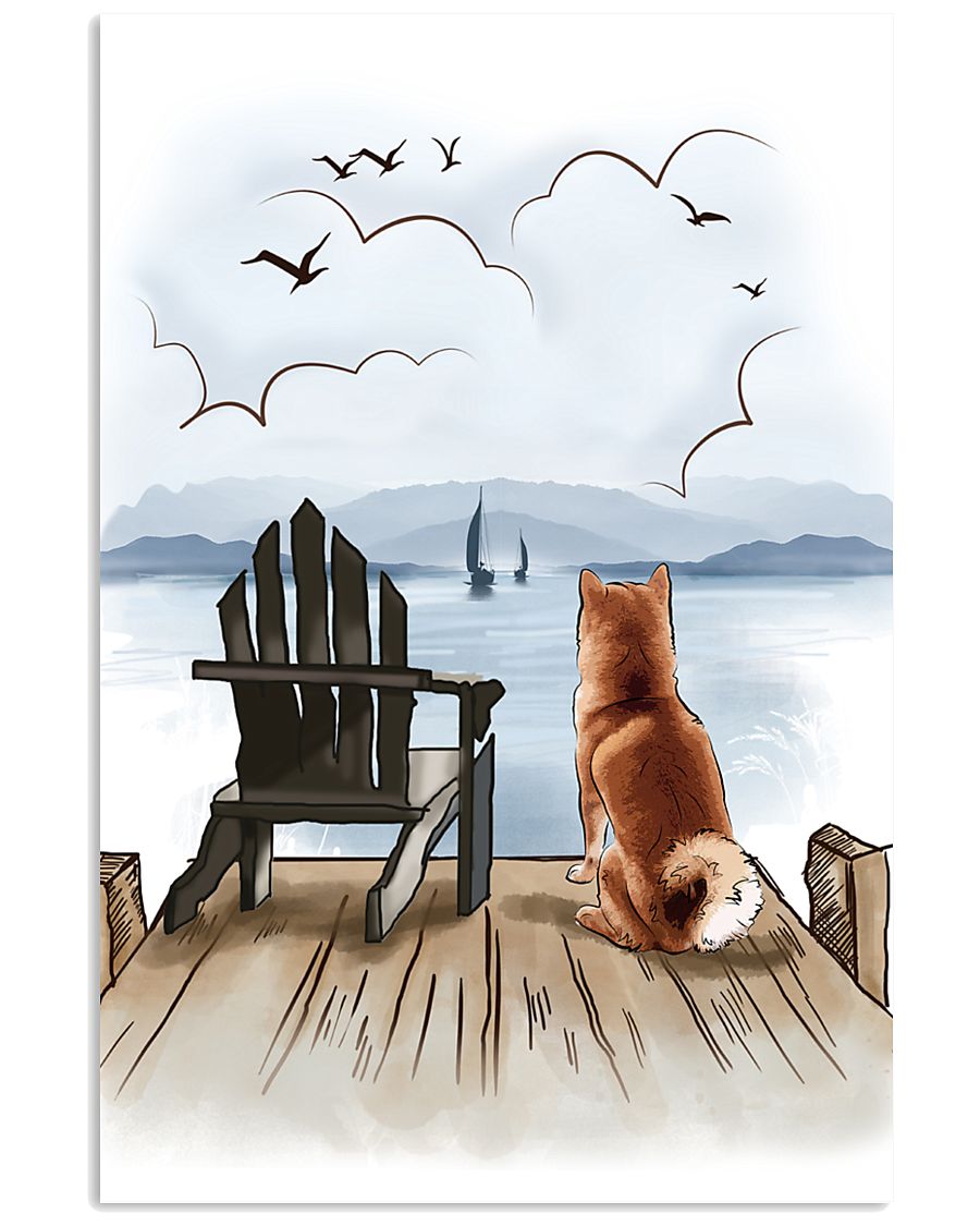 Shiba Inu Waiting Poster 1512 11x17 Poster