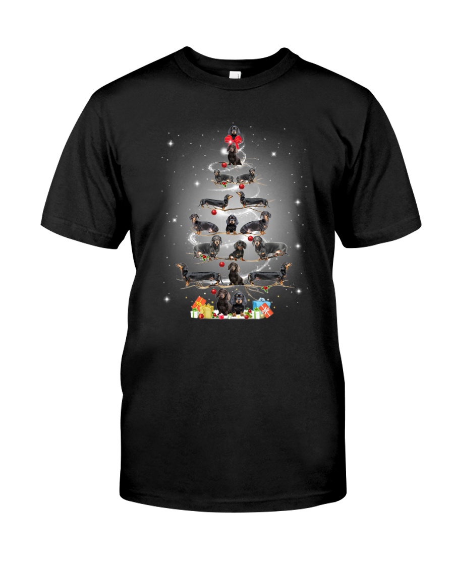 Dachshund Pine Tree 1909 Classic T-Shirt