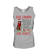 Rottweiler Grandpa Christmas Unisex Tank thumbnail