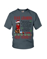 Rottweiler Grandpa Christmas Youth T-Shirt thumbnail