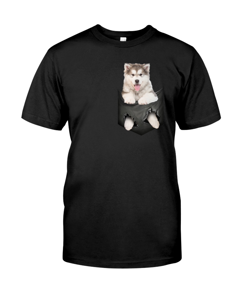 Alaskan Malamute Pocket 301101 Classic T-Shirt