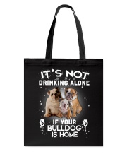 GAEA - Bulldog Alone - 0910 - B21 Tote Bag thumbnail