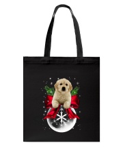 Golden Retriever Snow Tote Bag thumbnail