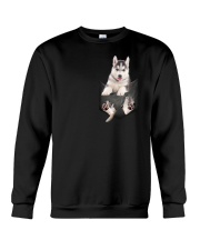 Siberian Husky Pocket 011201 Crewneck Sweatshirt thumbnail