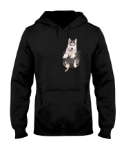 Siberian Husky Pocket 011201 Hooded Sweatshirt thumbnail