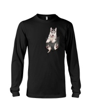 Siberian Husky Pocket 011201 Long Sleeve Tee thumbnail