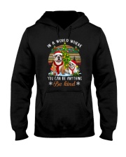 Bulldog Xmas and world Hooded Sweatshirt thumbnail