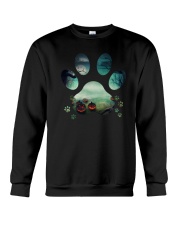 Dog Paw Halloween 1012 Crewneck Sweatshirt thumbnail