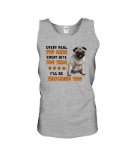 Pug I Will Be Watching 1401 Unisex Tank thumbnail