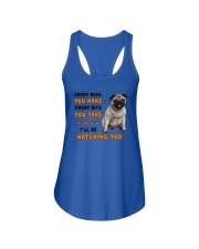 Pug I Will Be Watching 1401 Ladies Flowy Tank thumbnail