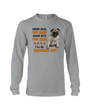Pug I Will Be Watching 1401 Long Sleeve Tee thumbnail