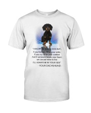 Dachshund and heart Classic T-Shirt thumbnail