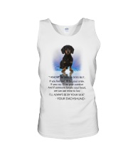 Dachshund and heart Unisex Tank thumbnail