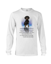 Dachshund and heart Long Sleeve Tee thumbnail