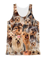 Yorkshire Terrier Great All-over Unisex Tank front