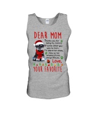 Miniature Schnauzer Mommy Christmas Unisex Tank thumbnail