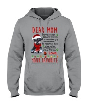 Miniature Schnauzer Mommy Christmas Hooded Sweatshirt thumbnail