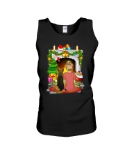 German Shepherd Merry Chritsmas Unisex Tank thumbnail