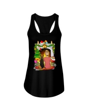 German Shepherd Merry Chritsmas Ladies Flowy Tank thumbnail