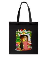 German Shepherd Merry Chritsmas Tote Bag thumbnail
