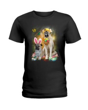 Anatolian Shepherd Happy Easter Day 2601 Ladies T-Shirt thumbnail