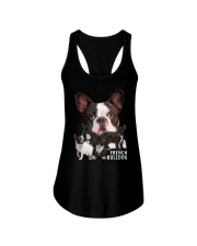 French Bulldog Awesome Family 0701 Ladies Flowy Tank thumbnail