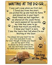Afghan Hound Waiting at The Door 11x17 Poster front