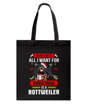 Rottweiler Christmas Tote Bag thumbnail