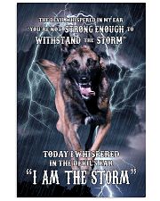 Belgian-Shepherd I am the storm Poster 1503 11x17 Poster front
