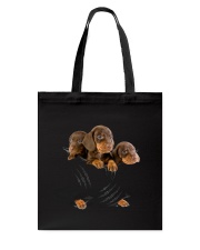 Dachshund Scratch Cute Tote Bag thumbnail