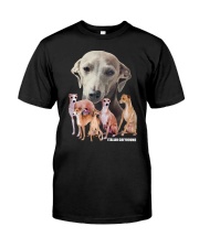 Italian Greyhound Awesome Family 0701 Classic T-Shirt front