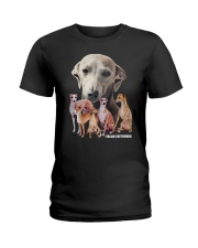 Italian Greyhound Awesome Family 0701 Ladies T-Shirt thumbnail