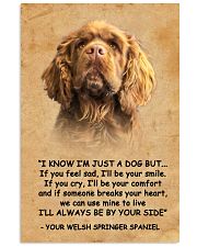 Sussex Spaniel I Know Im Just A Dog Poster 1401 11x17 Poster front