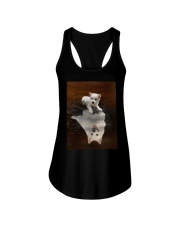 American Eskimo Dog Believe Ladies Flowy Tank thumbnail